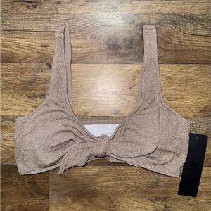 Mono B Shimmer Bikini Top